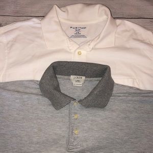 2 Mens Polo Style Shirts